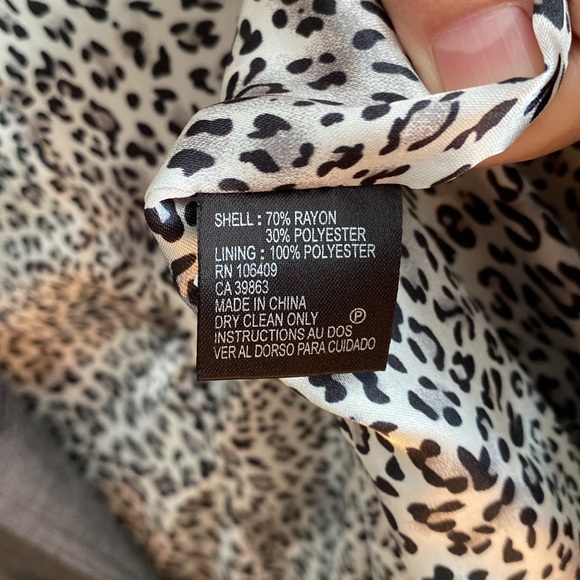 Blazer double breasted jacket by Tahari — deep grey, fully lined - Picture 6 of 8